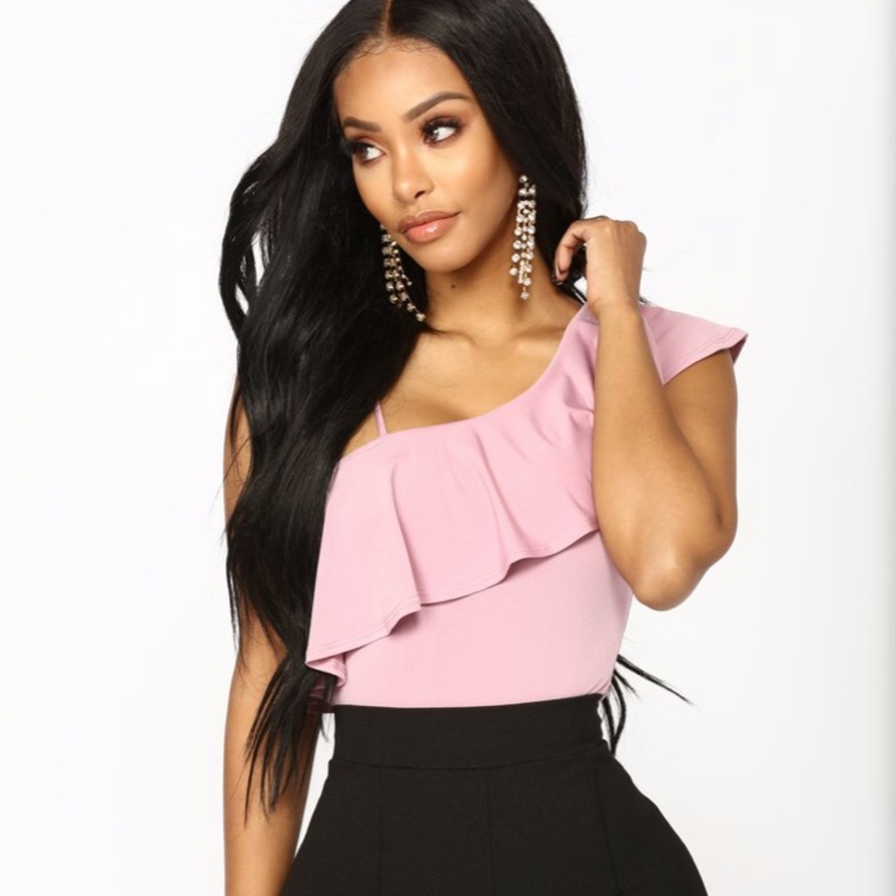 Fashion Nova Bodysuit - Lavender